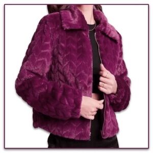 NEW Band of the Free Faux Fur Jacket size S